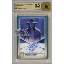 Undertaker 2020 Topps Transcendent WWE Blue Autograph Card 2/5 BGS 9.5