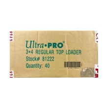 3x4 Ultra Pro Toploaders 40-Pack Case