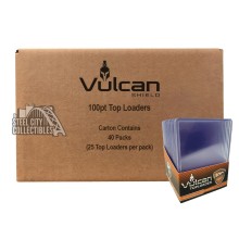 Vulcan 100pt Toploaders Case of 1000