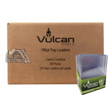 Vulcan 180pt Toploaders Case of 500