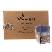 Vulcan 75pt Toploaders Case of 1000
