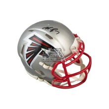 Michael Vick Autographed Atlanta Falcons Flash Mini Football Helmet - BAS