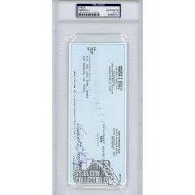 Vin Scully Autographed Check - PSA/DNA