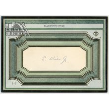 Ellsworth Vines 2020 Topps Transcendent Tennis Oversized Cut Signature Autograph 1/1
