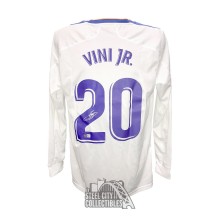 Vinicius Junior Autographed Real Madrid Adidas Soccer Jersey - BAS (Long Sleeve)