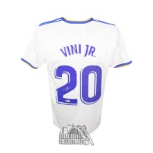 Vinicius Junior Autographed Real Madrid Adidas Soccer Jersey - BAS (Short Sleeve)