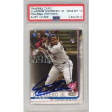 Vladimir Guerrero Jr 2019 Topps Update Autographed Rookie Card #272 - PSA/DNA 10