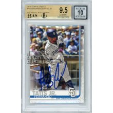 Fernando Tatis Jr 2019 Topps Update Autographed Rookie Card #US56 BGS 9.5 BAS 10