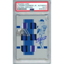 Vladimir Guerrero Jr 2020 National Treasures Game Gear Printing Plate Autograph Patch Card 1/1 PSA/DNA