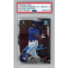 Vladimir Guerrero Jr 2016 Bowman Chrome 1st Bowman Autograph RC Card #BCP55 PSA/DNA 10 (Light Blue)
