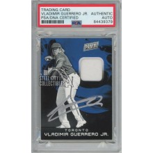 Vladimir Guerrero Jr 2019 Panini National Auto Jersey Rookie Card #VG PSA/DNA