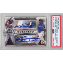 Vladimir Guerrero Vladimir Guerrero Jr 2016 Bowman Family Tree Auto Card PSA/DNA 10