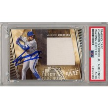 Vladimir Guerrero Jr 2019 Panini Prime Auto Jersey Rookie Card #PS-VG PSA/DNA