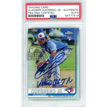 Vladimir Guerrero Jr 2019 Topps Chrome Variation Refractor Autograph "Vladdy Jr" RC #700 PSA/DNA