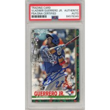 Vladimir Guerrero Jr 2019 Topps Holiday Autograph "27" Rookie Card #HW167 PSA/DNA