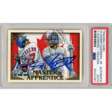 Vladimir Guerrero Jr/Vladimir Guerrero Sr 2019 Topps Gallery Autographed Card- PSA/DNA