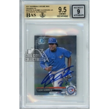 Vladimir Guerrero Jr 2017 Bowman Chrome Mini Auto Card #BCP32 BGS 9.5 BAS 9