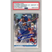 Vladimir Guerrero Jr 2019 Topps Series 2 Autograph "27" Rookie Card PSA/DNA 10
