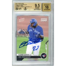 Vladimir Guerrero Jr 2020 Topps Now Autograph Card #504 BGS 9.5 BAS 10