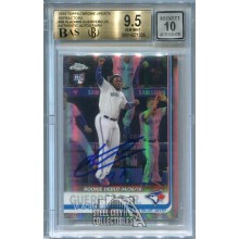 Vladimir Guerrero Jr 2019 Topps Chrome Update Auto Rookie 183/250 BGS 9.5 BAS 10