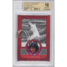 Virginia Wade 2020 Topps Transcendent VIP Red Card #37 5/10 BGS 10 Pristine