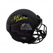 Herschel Walker Autographed Vikings Eclipse Replica Full-Size Football Helmet - BAS COA