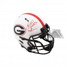 Herschel Walker 82 Heisman Autographed Georgia Lunar Eclipse Replica Full-Size Helmet - BAS COA