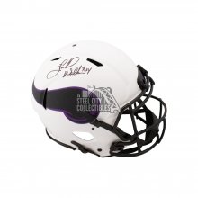 Herschel Walker Autographed Vikings Lunar Eclipse Authentic Full-Size Football Helmet - BAS COA