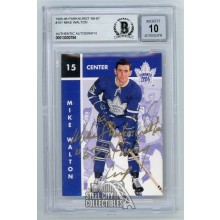 Mike Walton "67 Stanley Cup" 1995 Parkhurst 66-67 Autographed Card #101 - BAS 10
