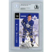 Mike Walton "67 Stanley Cup" 1995 Parkhurst 66-67 Autographed Card #101 - BAS (Gold Ink)