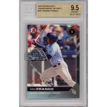 Wander Franco 2020 Bowman Next VIP Prospect Card #TR-1 81/100 BGS 9.5 Gem Mint