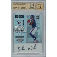 Deshaun Watson 2017 Panini Contenders Optic Autograph Rookie Card #102 BGS 9.5