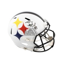 TJ Watt Autographed Pittsburgh AMP Replica Full-Size Football Helmet - JSA COA