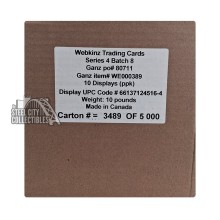 Ganz Webkinz Series 4 Trading Cards 10-Box Case