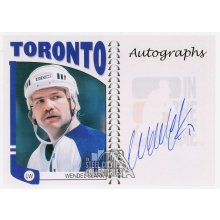 Wendel Clark 2014 In The Game Spring Expo Autograph 5x7 Oversized Hockey Card