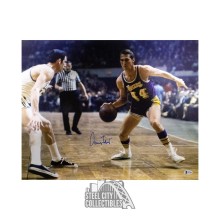 Jerry West Autographed Los Angeles Lakers 16x20 Photo - BAS COA