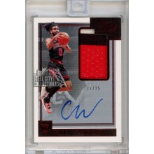 Coby White 2019-20 Panini One and One Autograph Rookie Patch Card #RJA-CBW 17/25