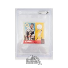 Ted Williams Autographed 1990 Cooperstown Commemorative 500 Club Pure Silver Proof Coin BGS 10
