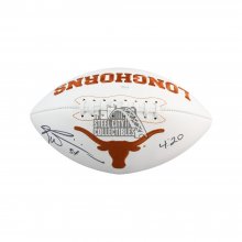 Ricky Williams 4:20 Autographed Texas Longhorns Black Football - JSA COA