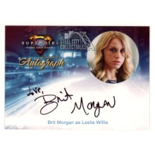 Brit Morgan as Leslie Willis Cryptozonic Supergirl Autograph Card #BM1