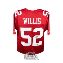 Patrick Willis Autographed San Francisco Custom Football Jersey - BAS