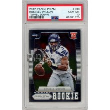 Russell Wilson 2012 Panini Prizm Rookie Card #230 PSA 10 Gem Mint