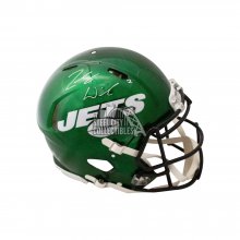 Zach Wilson Autographed New York Jets Speed Authentic Full-Size Football Helmet - BAS