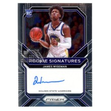 James Wiseman 2020-21 Panini Prizm Rookie Signatures Autograph Card #RS-JWS