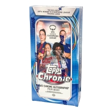 2025-26 Topps Chrome UEFA Women's Champions League Soccer Hobby Box