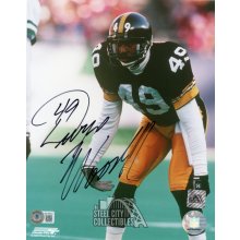 Dwayne Woodruff Autographed Pittsburgh Steelers 8x10 Photo - BAS