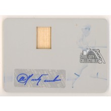 Carl Yastrzemski 2021 Panini National Treasures Autograph Bat Printing Plate 1/1