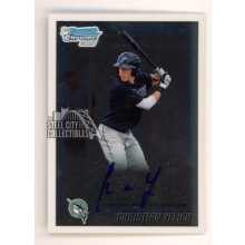 Christian Yelich 2010 1st Bowman Chrome Autograph Card #BDPP78