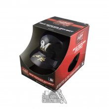 Christian Yelich Autographed Milwaukee Brewers Replica Full-Size Batting Helmet - JSA COA