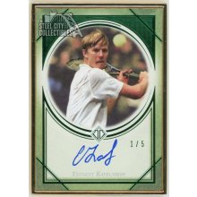 Yevgeny Kafelnikov 2020 Topps Transcendent Tennis Collection Emerald Autograph 1/5